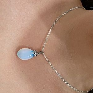 Beautiful transparent necklace